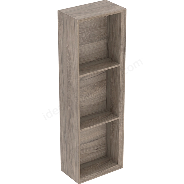 Geberit iCon Rectangular Shelf Unit 225mm   Hickory/Wood Texture