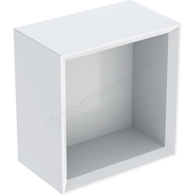 Geberit iCon Square Wall Box 225mm   White/High-Gloss