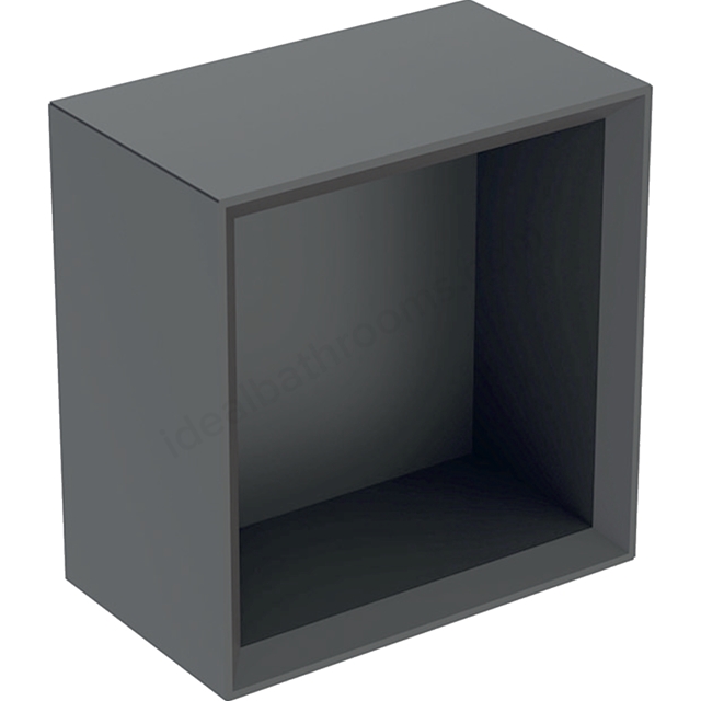 Geberit iCon Square Wall Box 225mm   Lava/Matt