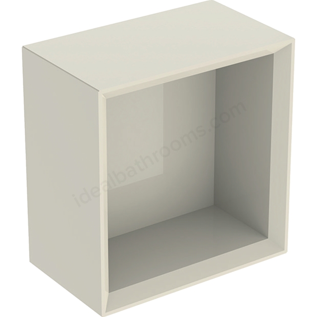 Geberit iCon Square Wall Box 225mm   Sand-Grey/High Gloss