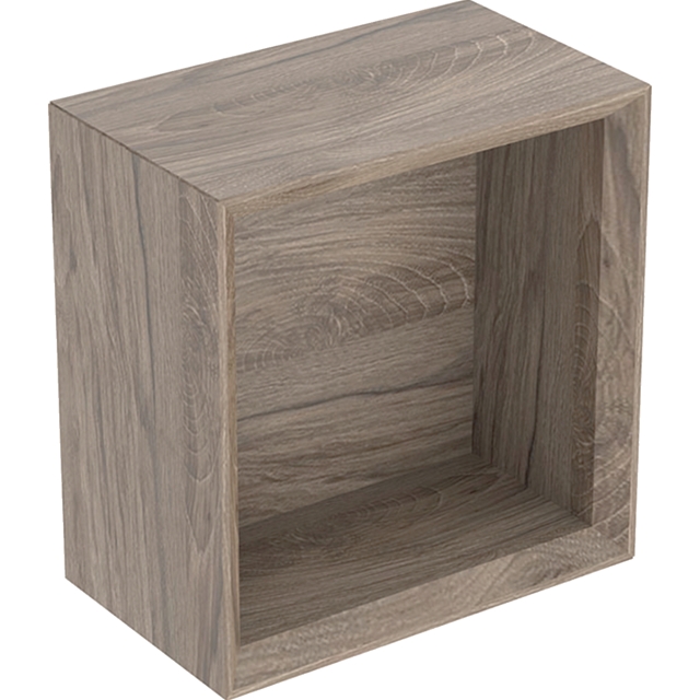 Geberit iCon Square Wall Box 225mm   Hickory/Wood Texture