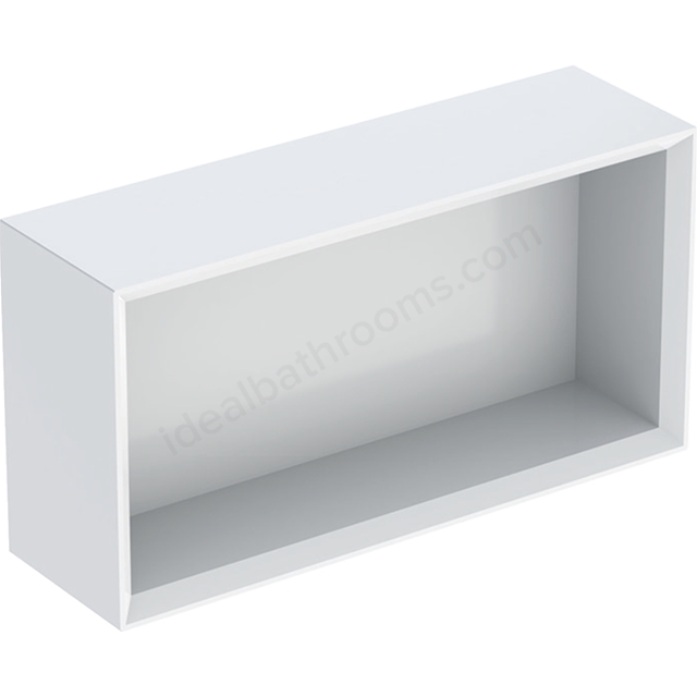 Geberit iCon Rectangular Wall Box 450mm   White/High-Gloss