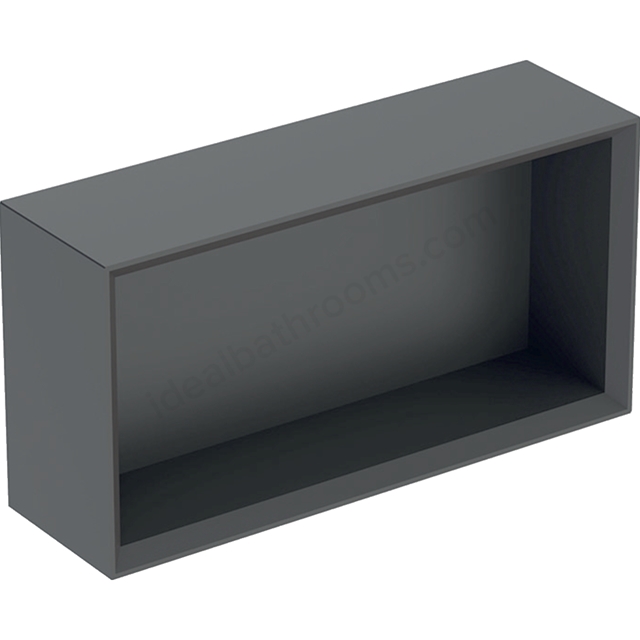 Geberit iCon Rectangular Wall Box 450mm   Lava/Matt