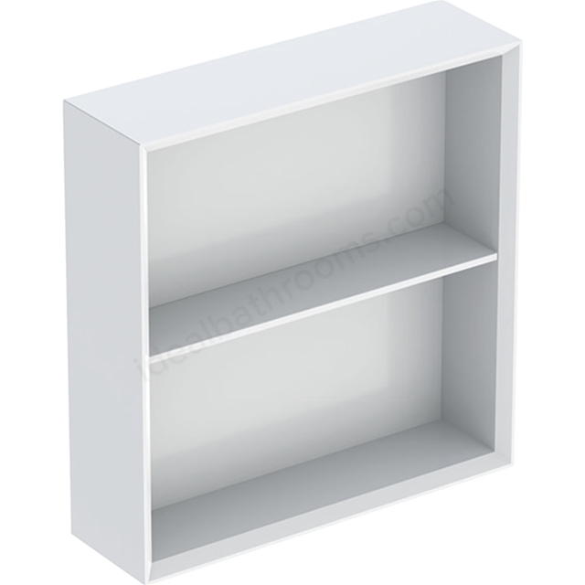 Geberit iCon Square Shelf Unit 450mm   White/High-Gloss