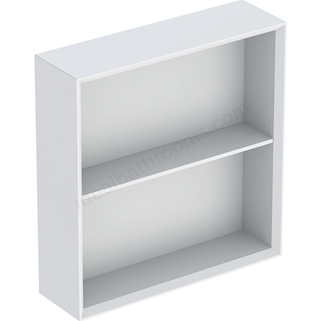 Geberit iCon Square Shelf Unit 450mm   White/Matt
