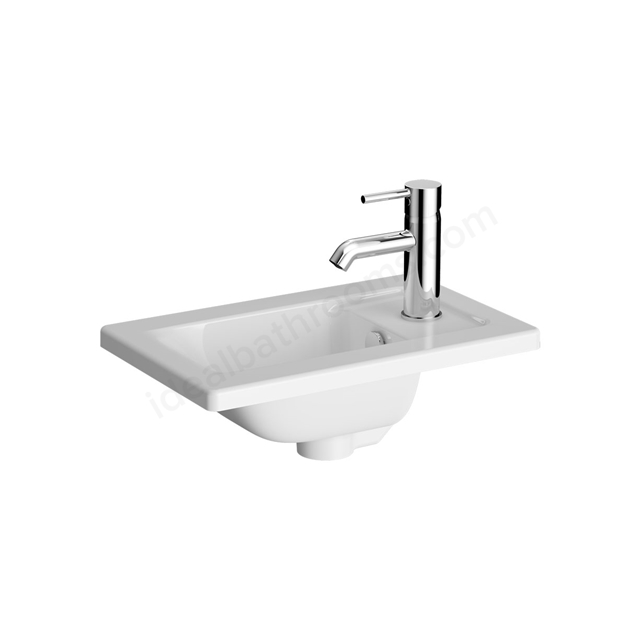 VitrA Integra Vanity Basin 1 Tap Hole - White