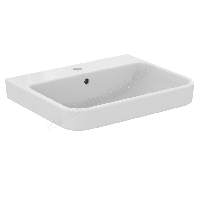 Ideal Standard i.Life B 600mm 1 Tap Hole Pedestal Washbasin - White