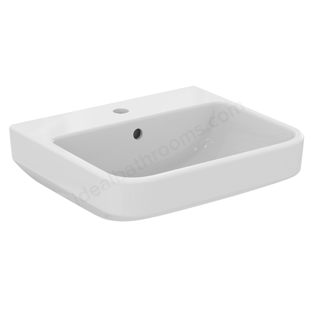 Ideal Standard i.Life B 500mm 1 Tap Hole Pedestal Washbasin - White