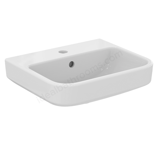 Ideal Standard i.Life B 450mm 1 Tap Hole Handrise Pedestal Washbasin - White
