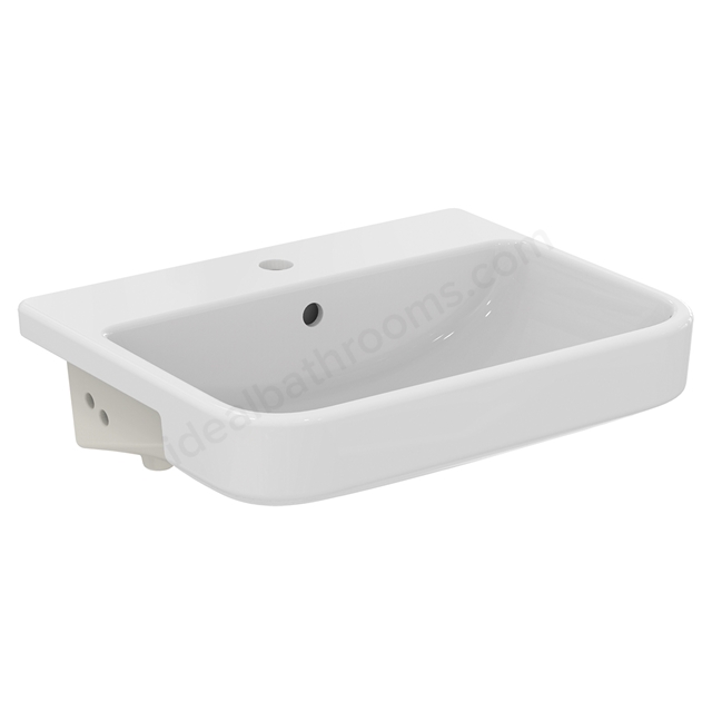 Ideal Standard i.Life B 550mm x 440mm Semi-Countertop Basin; 1 Tap Hole