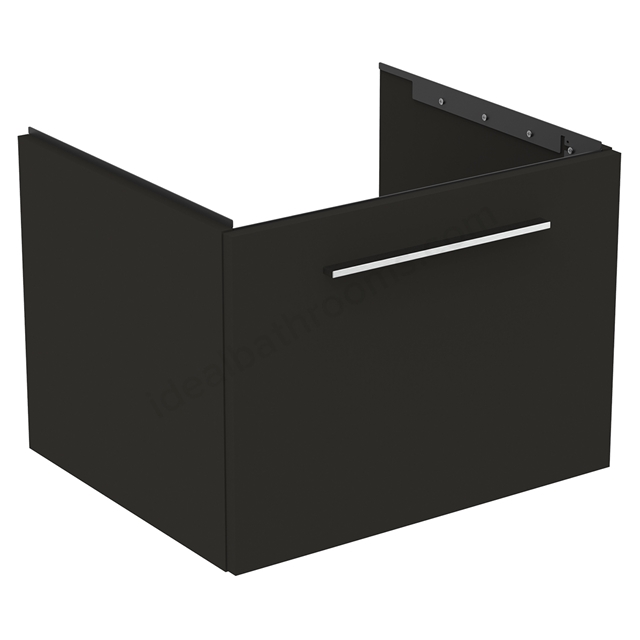 Ideal Standard i.Life B 600mm 1 Drawer Vanity Unit - Matt Carbon Grey