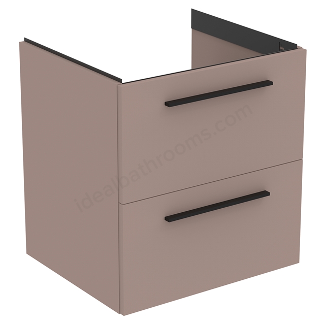 Ideal Standard i.Life B 600mm 2 Drawer Vanity Unit - Matt Griege