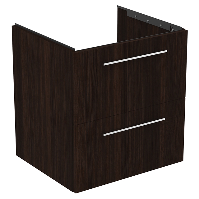 Ideal Standard i.Life B 600mm 2 Drawer Vanity Unit - Coffee Oak