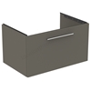 Ideal Standard i.Life B 800mm 1 Drawer Vanity Unit - Matt Quartz Grey