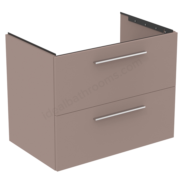 Ideal Standard i.Life B 800mm 2 Drawer Vanity Unit - Matt Griege