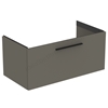 Ideal Standard i.Life B 1000mm 1 Drawer Vanity Unit - Matt Quartz Grey