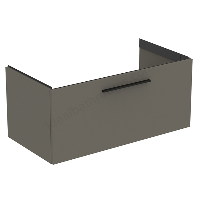 Ideal Standard i.Life B 1000mm 1 Drawer Vanity Unit - Matt Quartz Grey