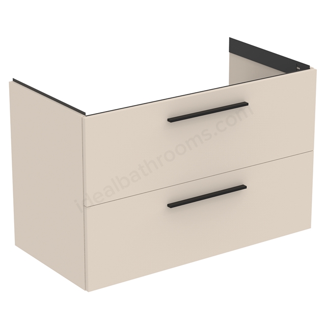 Ideal Standard i.Life B 1000mm 2 Drawer Vanity Unit - Matt Sand Beige