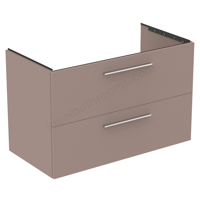 Ideal Standard i.Life B 1000mm 2 Drawer Vanity Unit - Matt Griege