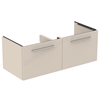 Ideal Standard i.Life B 1200mm 2 Drawer Vanity Unit - Matt Sand Beige