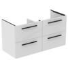 Ideal Standard i.Life B 1200mm 4 Drawer Vanity Unit - Matt White