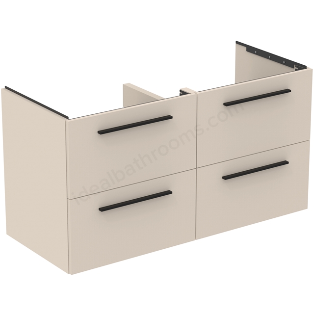 Ideal Standard i.Life B 1200mm 4 Drawer Vanity Unit - Matt Sand Beige