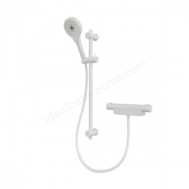 Aqualisa Midas 220 Bar Valve Shower - Matt White