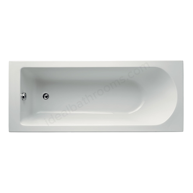 Ideal Standard TESI Rectangular Bath; Idealform Plus; 0 Tap Holes; 1700x700mm; White