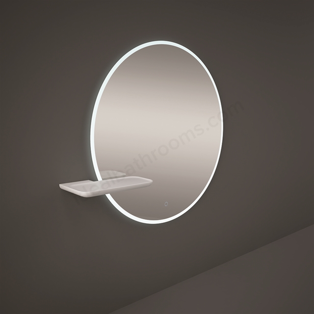 RAK Ceramics Valet 400mm Left Shelf for Joy Mirror - Matt White