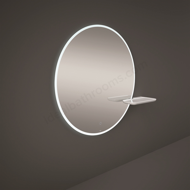 RAK Ceramics Valet 400mm Right Shelf for Joy Mirror - Gloss White