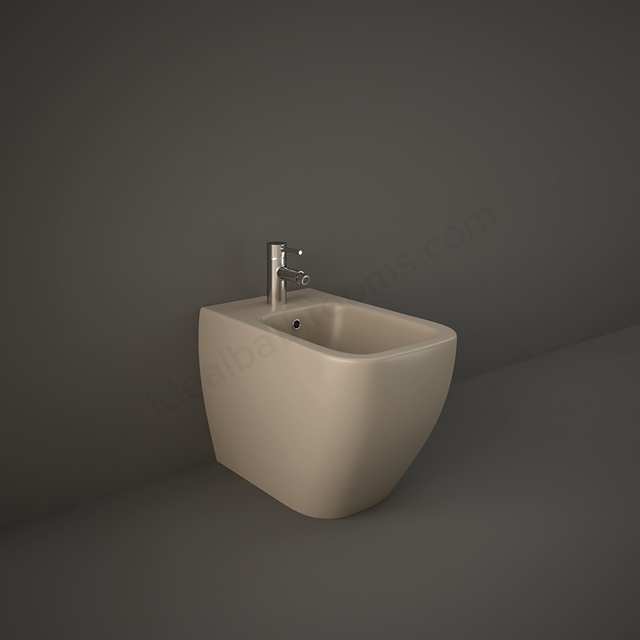 RAK Ceramics Feeling Back To Wall Bidet - Matt Cappuccino