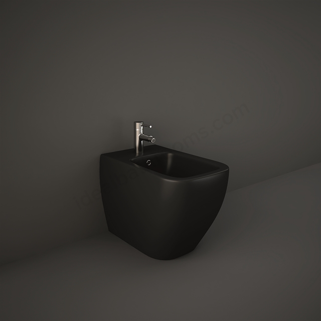 RAK Ceramics Feeling Back To Wall Bidet - Matt Black