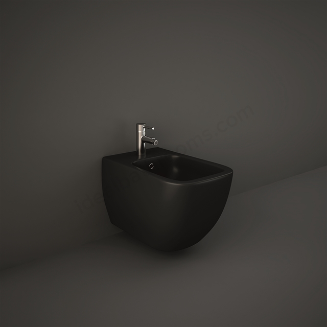 RAK Ceramics Feeling Wall Hung Bidet - Matt Black