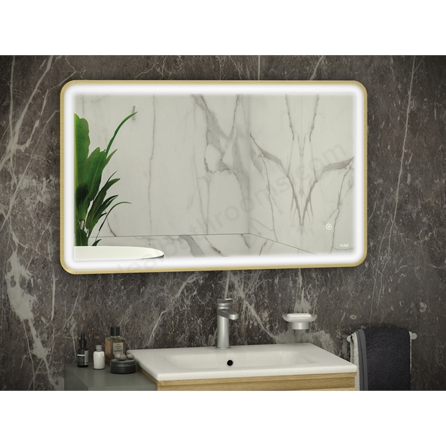 RAK Ceramics Art Soft 600mm x 1200mm LED Illuminated Mirror