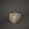 RAK Ceramics Feeling Rimless Back to Wall WC Pan - Matt Cappuccino