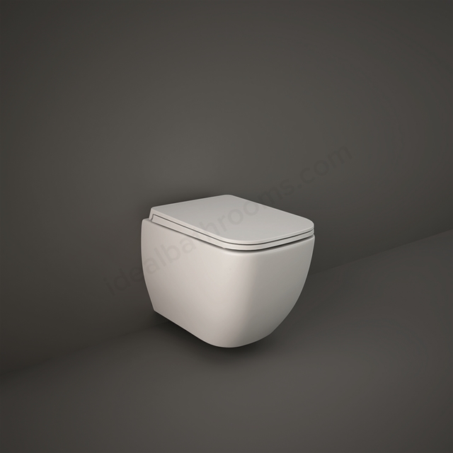 RAK Ceramics Feeling Rimless Wall Hung WC Pan - Matt White