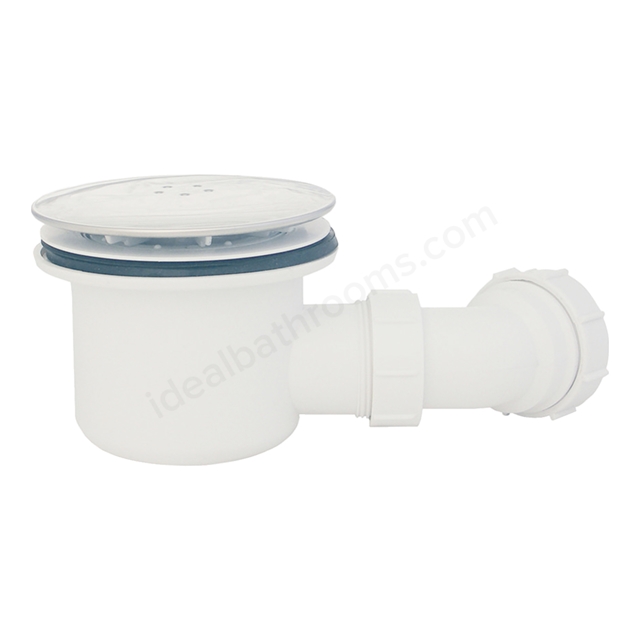 Twyford 90mmØ Shower Drain with Chrome Cover
