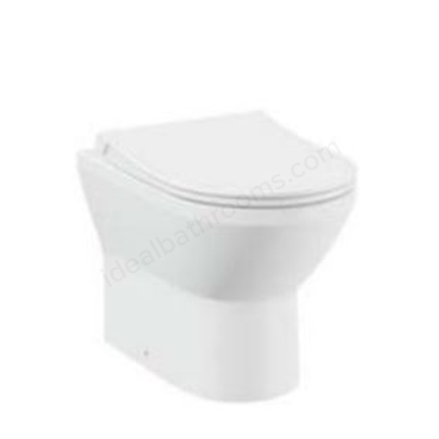VitrA Integra Close Coupled Closed-Rim Back To Wall WC Pan - White