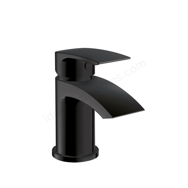 Scudo Belini Deck Mounted 1 Handle Basin Mixer w/ Waste - Matt Black