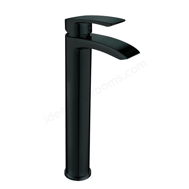 Scudo Belini Deck Mounted 1 Handle Basin Mixer - Matt Black