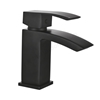 Scudo Descent Deck Mounted 1 Handle Basin Mixer w/ Waste - Matt Black