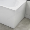Scudo 700mm x 480-550mm Water Proof End Panel - White