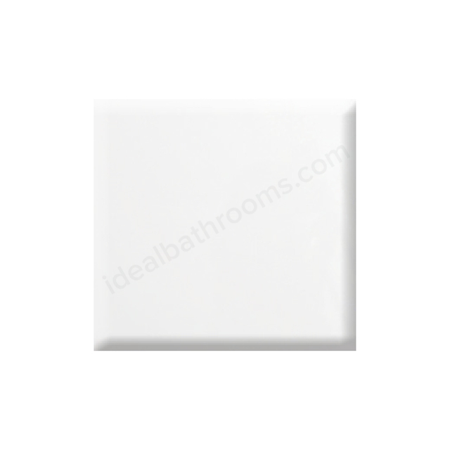 Scudo 1700mm x 443-563mm Vinyl Wrap Bath Panel - High Gloss White