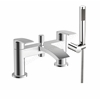 Scudo Belini 2 Tap Hole Deck Mounted Bath Shower Filler - Chrome