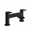 Scudo Belini 2 Tap Hole Deck Mounted Bath Filler - Matt Black