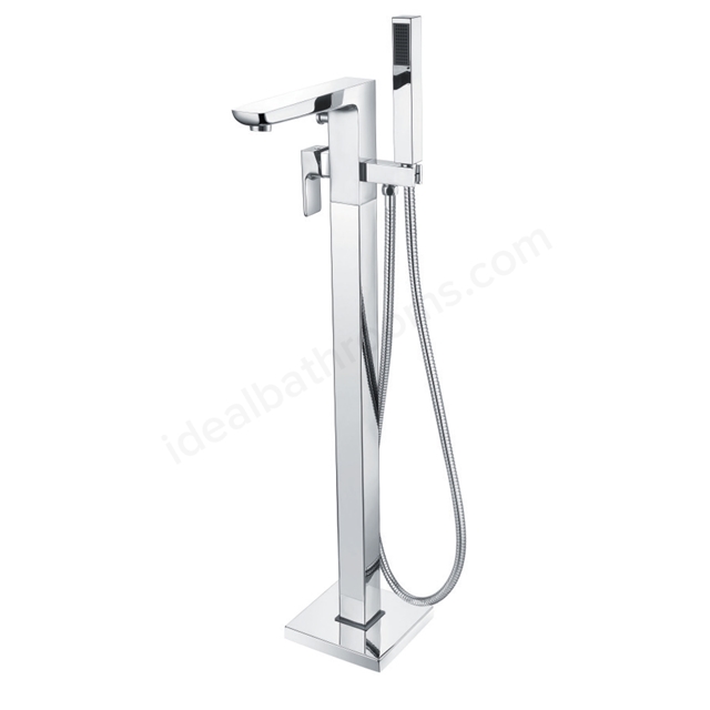 Scudo Muro 2 Tap Hole Freestanding Bath Tap - Chrome