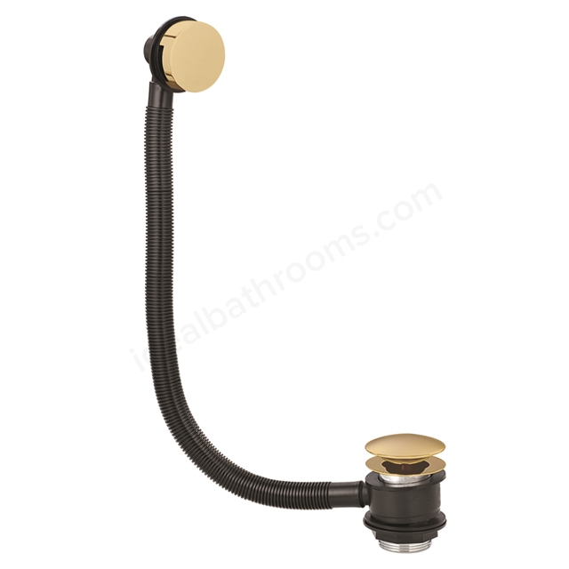 Scudo Brushed Brass Bath Waste - Brushed Brass