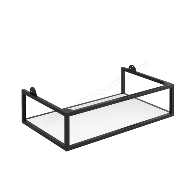 Scudo 800mm x 480mm x 200mm Frame with Dual Colour Shelf  - Black