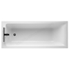 Ideal Standard CONCEPT Single Ended Rectangular Bath; 2 Tap Holes; 1700x700mm; White