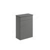 Scudo Aubrey 505mm x 800mm x 255mm Floorstanding WC Unit - Dust Grey